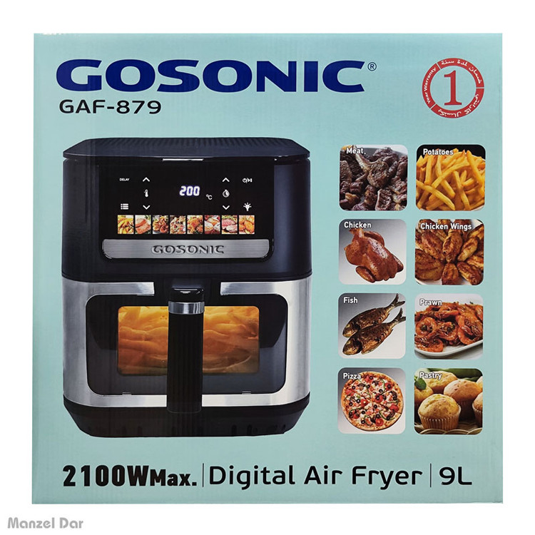 سرخ کن هواپز ۹لیتر گوسونیک مدل GAF-879