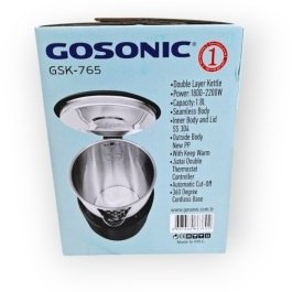 کتری برقی با گرم نگهدارنده استیل گوسونیک مدل GSK-765