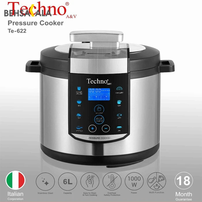مولتی کوکر چند کاره دیجیتال تکنو مدل Te-622